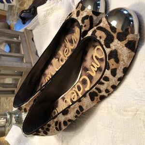 Sam Edelman flats in leopard print